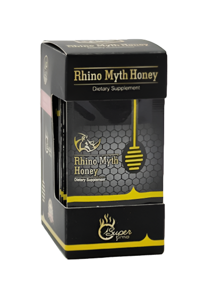 Rhino Myth Honey Vip Black Original Herbal Mixed Paste 7 Gr x 12 Sachets