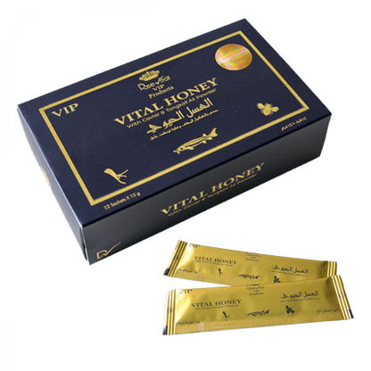 Dose Vital Honey VIP Original Herbal Mixed Paste 15 Gr x 12 Sachets