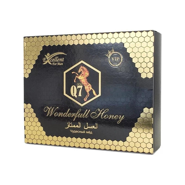 Gold Q7 Wonderful Honey Original Herbal Mixed Paste 15 Gr x 12 Sachets