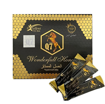 Gold Q7 Wonderful Honey Original Herbal Mixed Paste 15 Gr x 12 Sachets