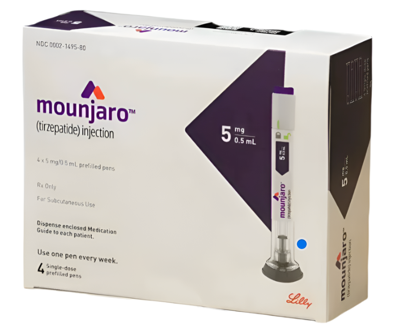 Mounjaro® Tirzepatide Injection for Type 2 Diabetes and Obesity, 4 Pens