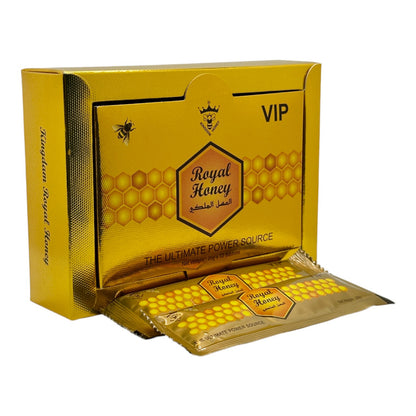 Royal Honey VIP Gold Ultimate Original Herbal Mixed Paste 20 Gr x 12 Sachets