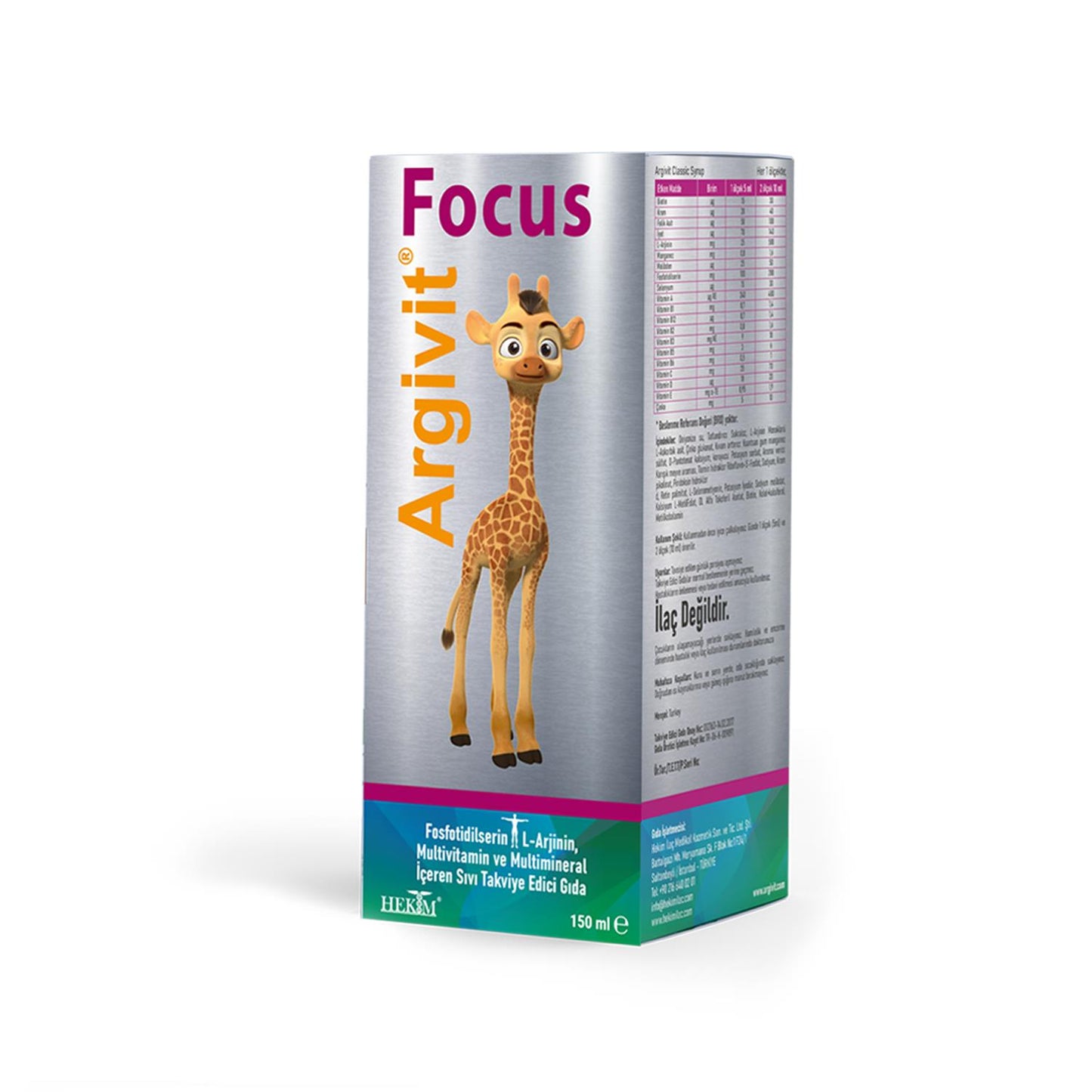 Argivit Focus Syrup 150 Ml