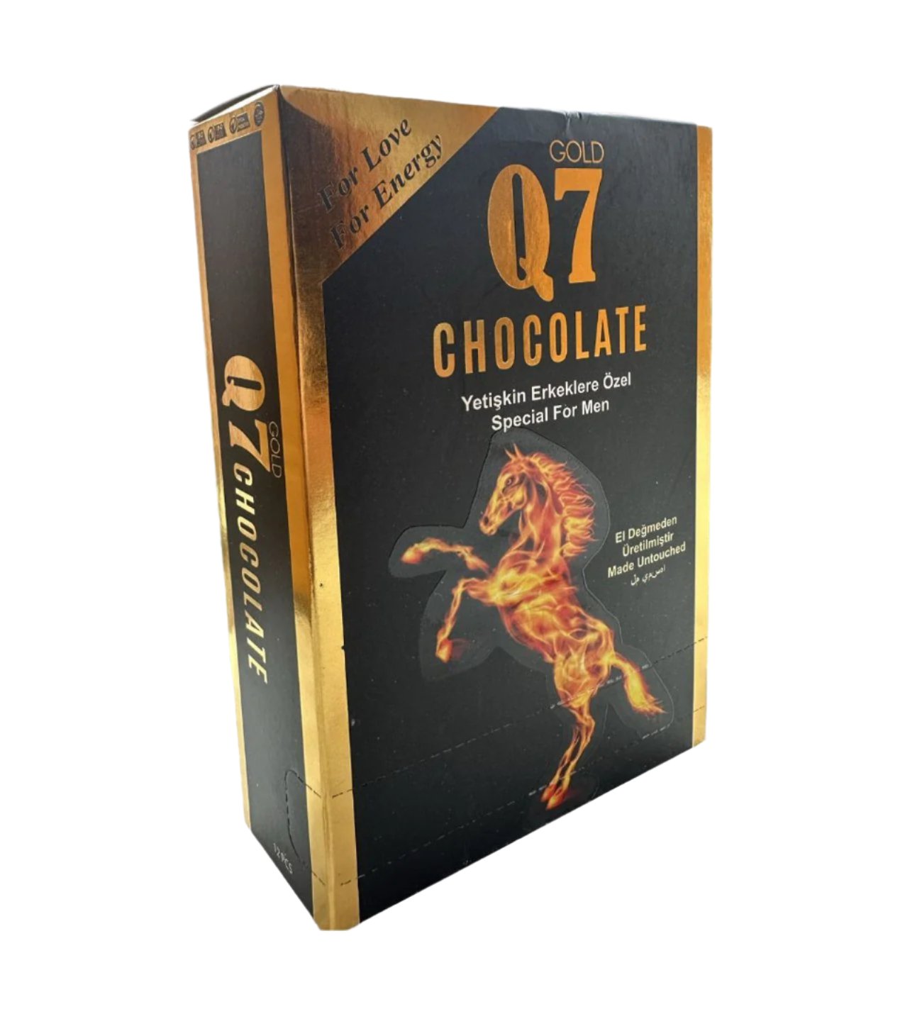 Gold Q7 Original Chocolate Energizing For Men 25 Gr x 12 Bars