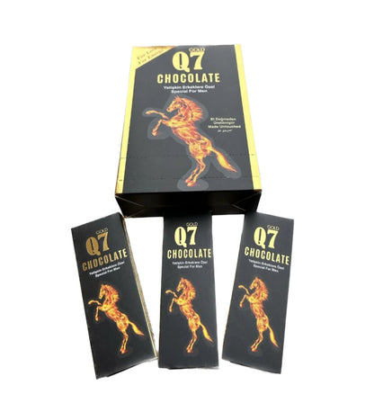 Gold Q7 Original Chocolate Energizing For Men 25 Gr x 12 Bars