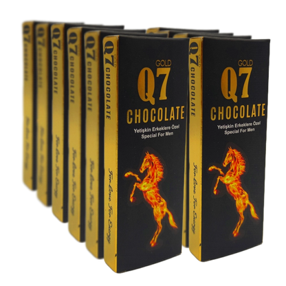 Gold Q7 Original Chocolate Energizing For Men 25 Gr x 12 Bars