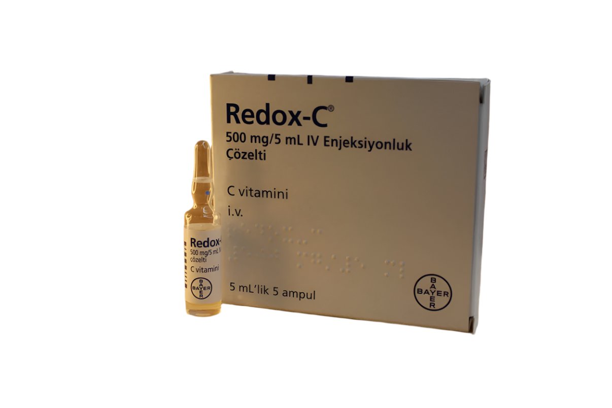 Redox-C 500mg Powerful Vitamin C Supplement 5 Ampules